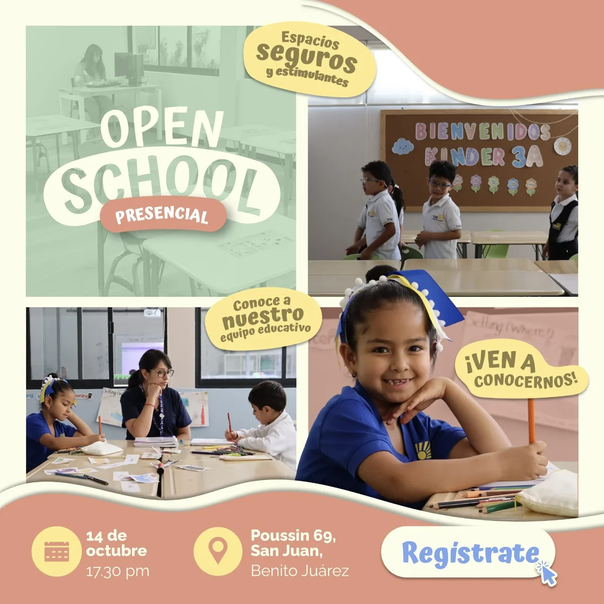 Open School Presencial | Nuevo Campus Preescolar Poussin